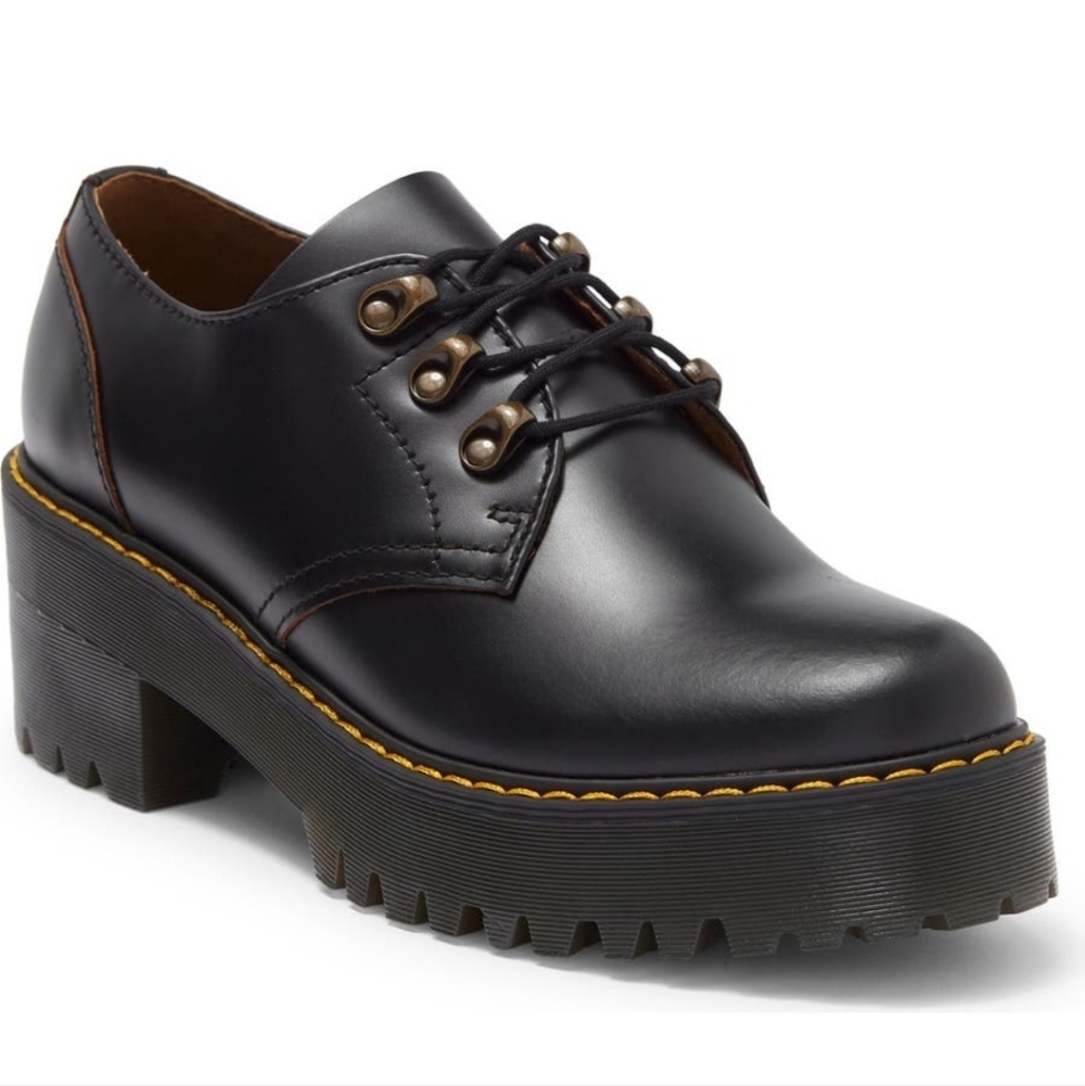 Dr. Martens Black Platform Shoes